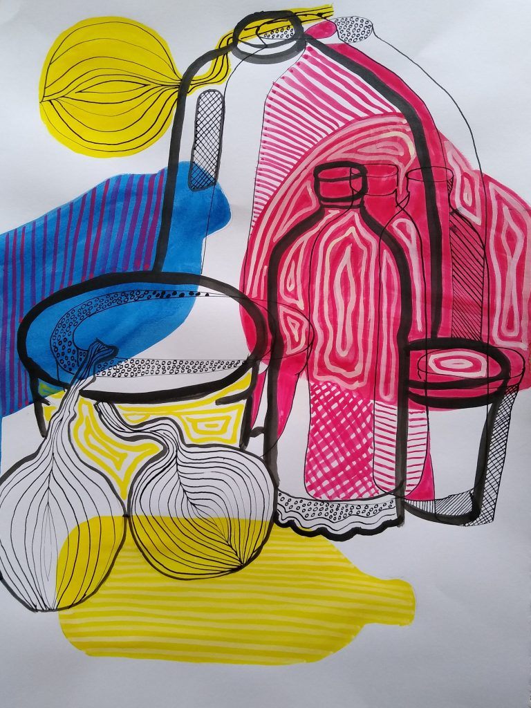 Artwork by Yvonne Powell